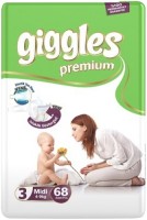 Photos - Nappies Giggles Premium 3 / 68 pcs 