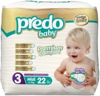 Photos - Nappies Predo Baby Diapers 3 / 22 pcs 