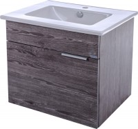 Photos - Washbasin cabinet AQWELLA Brig 60 Br.01.06/1/Gray 