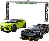 Construction Toy Lego Lamborghini Urus ST-X and Lamborghini Huracan Super Trofeo EVO 76899 