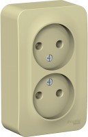 Photos - Socket Schneider Blanca BLNRA000217 beige