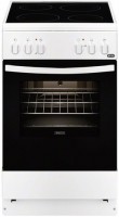 Photos - Cooker Zanussi ZCV9540H1W white