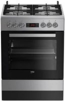 Photos - Cooker Beko FSM 62330 DXMT stainless steel