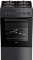 Photos - Cooker Beko FSET 52115 GAS graphite