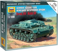 Model Building Kit Zvezda Stug.III Ausf.B (1:100) 