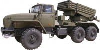 Model Building Kit Zvezda Russian Truck-Mounted Multiple Rocket Launcher Grad BM-21 (1:35) 