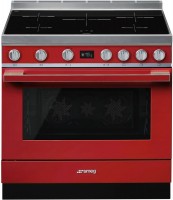 Cooker Smeg CPF9IPR red