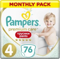 Photos - Nappies Pampers Premium Care Pants 4 / 76 pcs 