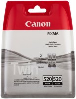 Ink & Toner Cartridge Canon PGI-520BK Twin 2932B012 