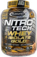 Photos - Protein MuscleTech Nitro Tech Whey Plus Isolate Gold 1.8 kg