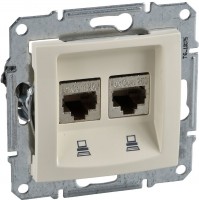 Photos - Socket Schneider Sedna SDN4400147 beige