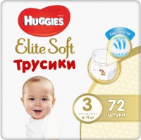 Photos - Nappies Huggies Elite Soft Pants 3 / 72 pcs 