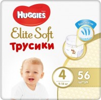 Photos - Nappies Huggies Elite Soft Pants 4 / 56 pcs 