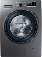 Photos - Washing Machine Samsung WW90J6410CX stainless steel