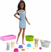 Photos - Doll Barbie Play and Wash Pets FXH12 