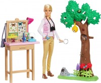 Doll Barbie Entomologist Doll and Playset GDM49 