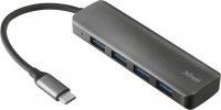 Card Reader / USB Hub Trust Halyx Aluminium USB-C to 4-Port USB-A 