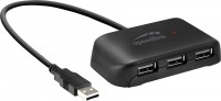 Photos - Card Reader / USB Hub Speed-Link Snappy Evo USB Hub 4 Port USB 2.0 Active 