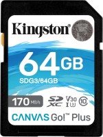 Photos - Memory Card Kingston SDXC Canvas Go! Plus 64 GB