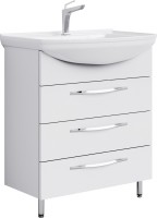 Photos - Washbasin cabinet AQWELLA Allegro 75 Agr.01.07/3 