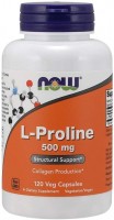 Amino Acid Now L-Proline 500 mg 120 cap 