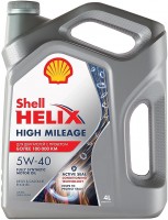 Photos - Engine Oil Shell Helix High Mileage 5W-40 4 L
