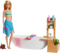 Doll Barbie Fizzy Bath Doll and Playset GJN32 