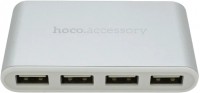 Photos - Card Reader / USB Hub Hoco HB3 