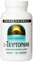 Amino Acid Source Naturals L-Tryptophan 500 mg 60 cap 