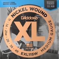 Strings DAddario XL Nickel Wound Third 11-49 