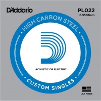 Strings DAddario Single Plain Steel 022 