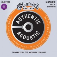Strings Martin Authentic Acoustic Flexible Core Silk and Phosphor 11-47 