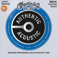 Photos - Strings Martin Authentic Acoustic SP Phosphor Bronze 12.5-55 