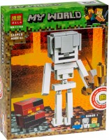 Photos - Construction Toy Lari Bela Skeleton Bigfig with Magma Cube 11168 