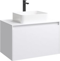 Photos - Washbasin cabinet AQWELLA Mobi 80 MOB0708W 