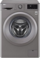 Photos - Washing Machine LG F2J5QN7S silver