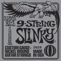 Photos - Strings Ernie Ball Slinky Nickel Wound 9-String 9-105 