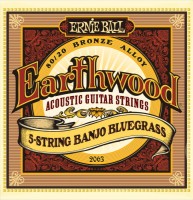 Photos - Strings Ernie Ball Earthwood 5-String Mandolin 80/20 Bronze 9-20 