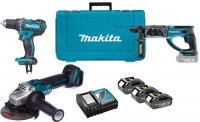 Photos - Power Tool Combo Kit Makita DLXMUA504A 