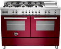 Photos - Cooker Bertazzoni PRO1206 GMFEDVIT burgundy