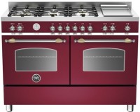 Photos - Cooker Bertazzoni HER1206 GMFEDVIT burgundy