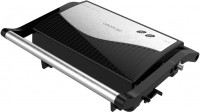 Electric Grill Cecotec Rock'nGrill 750 Full Open stainless steel