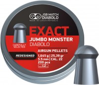 Photos - Ammunition JSB Exact Jumbo Monster Diabolo Redesigned 5.5 mm 1.645 g 200 pcs 