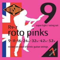 Photos - Strings Rotosound Roto Pinks 7-Strings 9-52 