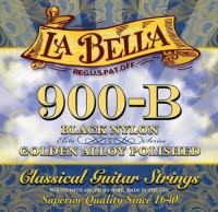 Strings La Bella Elite Black Nylon 900B 
