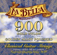 Strings La Bella Elite Gold Nylon 900 