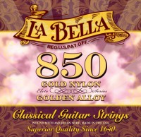 Strings La Bella Elite Golden Nylon 850 