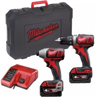 Photos - Power Tool Combo Kit Milwaukee M18 BPP2D-402C 