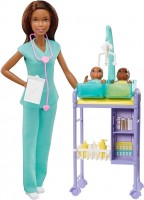 Photos - Doll Barbie Baby Doctor Playset GKH24 