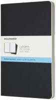 Photos - Notebook Moleskine Set of 3 Dots Cahier Journals Large Black 